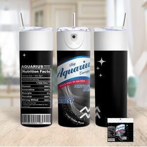 Aquarius Tumbler - 20oz Stainless Steel | 12 Color Options!